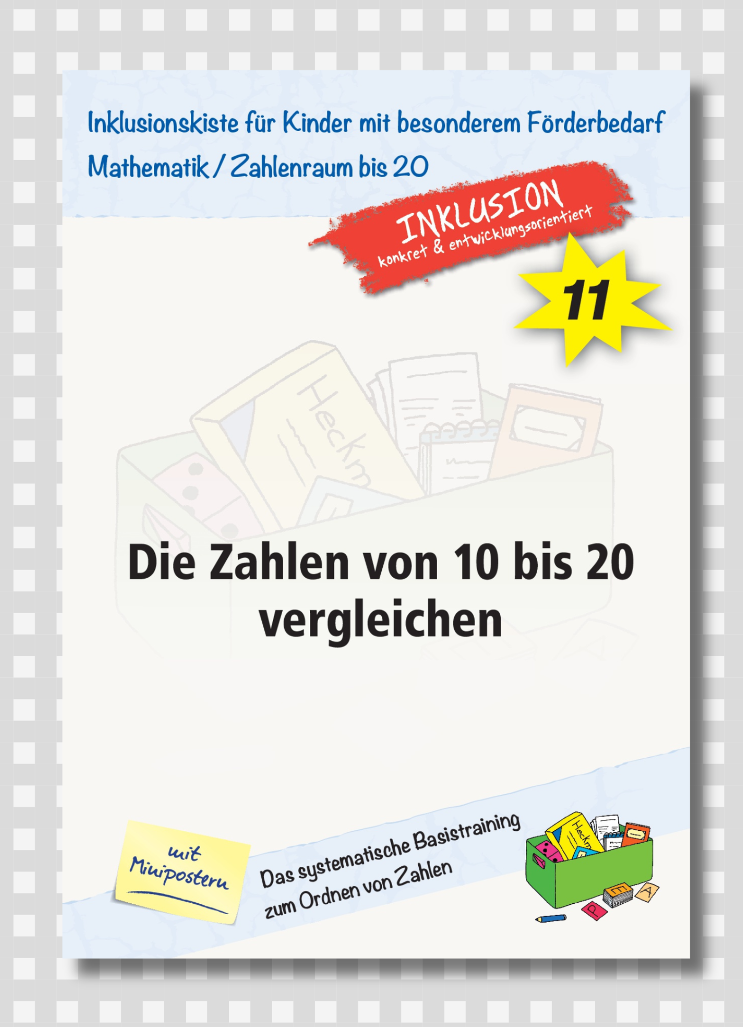 Cover des E-Books: `Die Zahlen von 10 bis 20 vergleichen`
