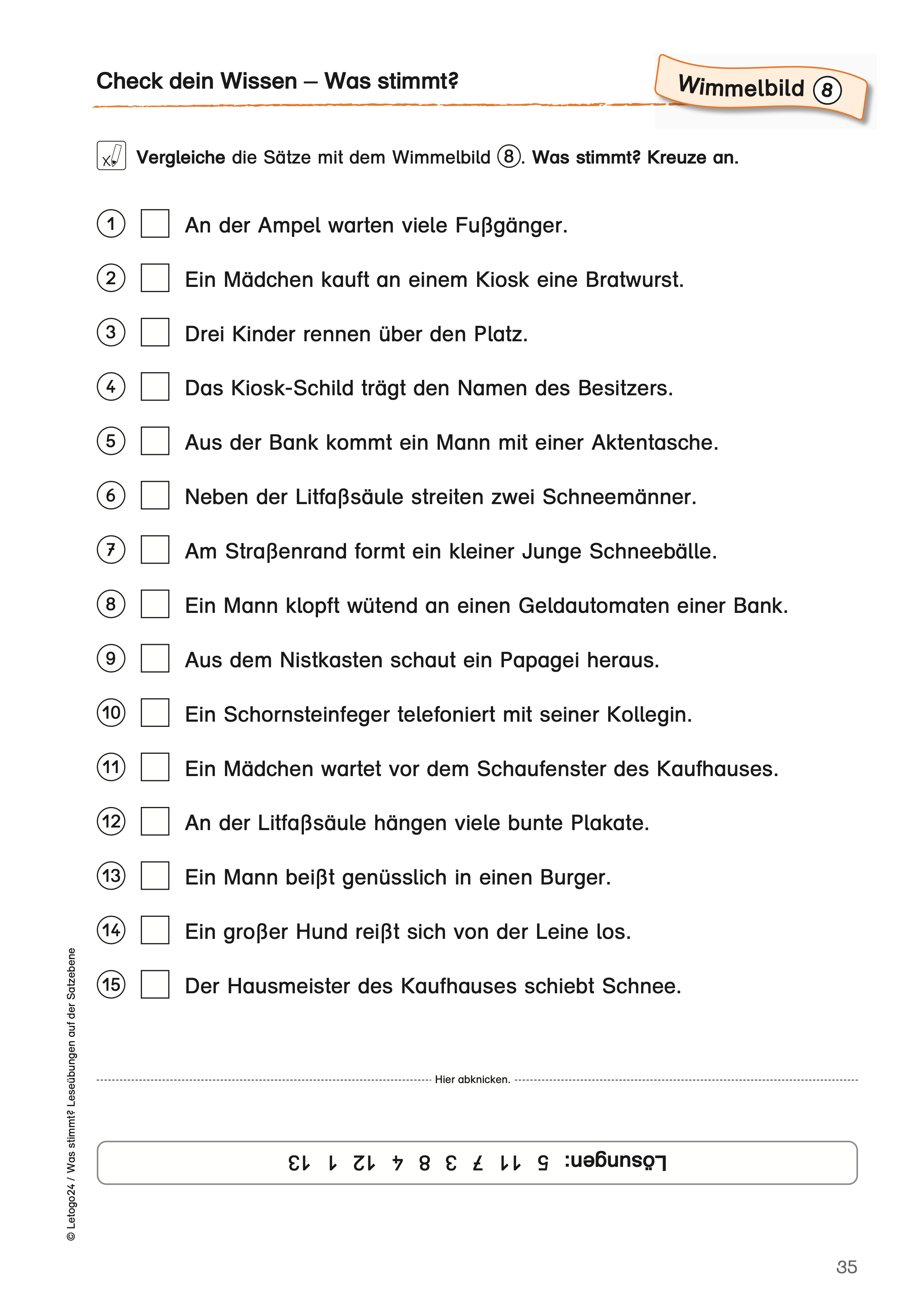 Was stimmt? – Winter in der Stadt