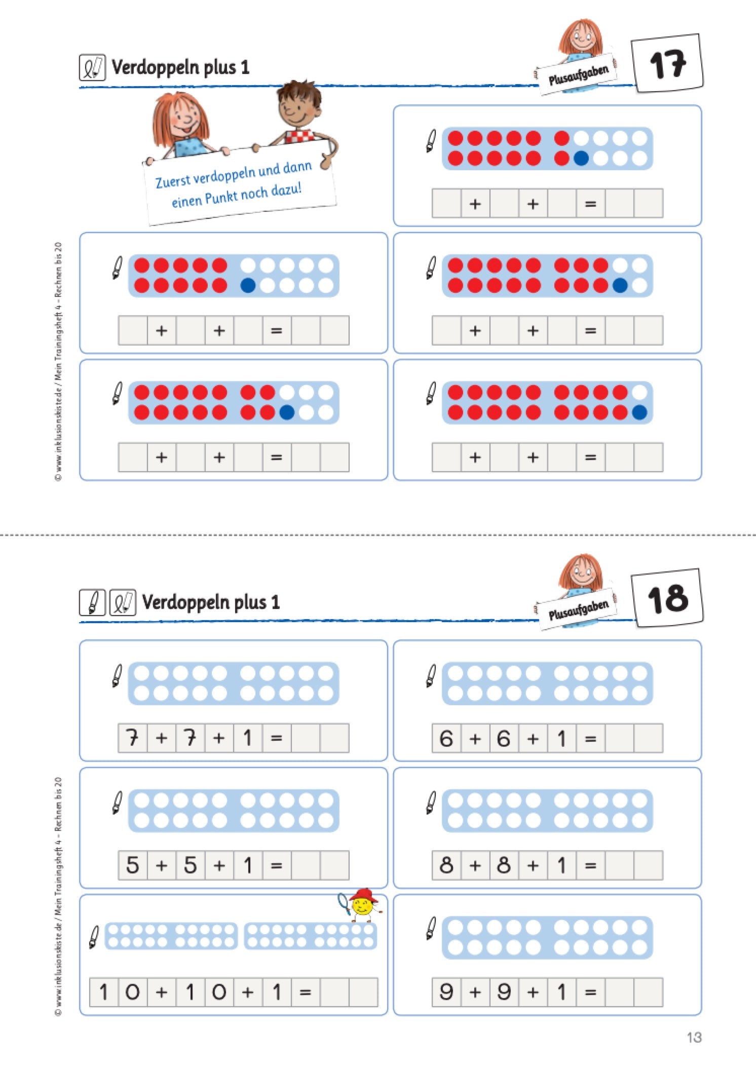 Mein Trainingsheft 4: Rechnen bis 20