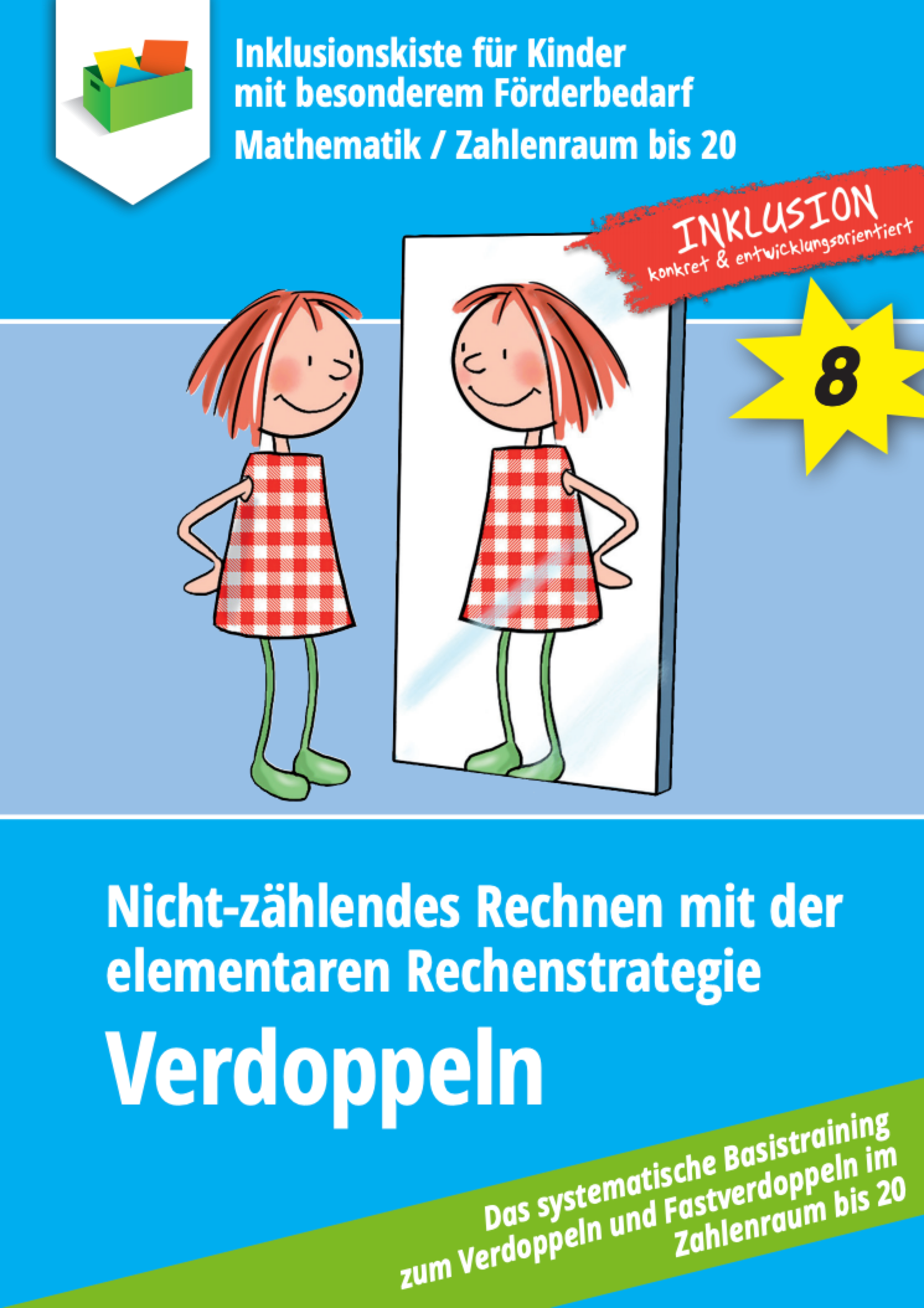 Cover des E-Books: `Nicht-zählendes Rechnen mit der elementaren Rechenstrategie Verdoppeln`