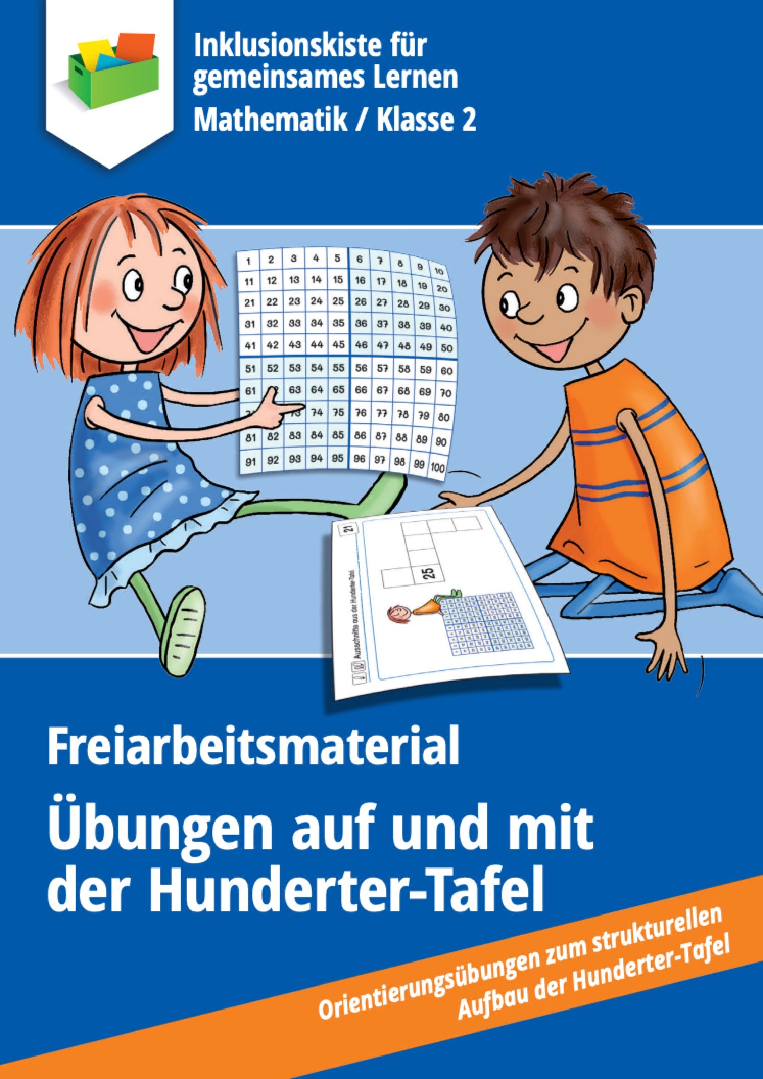 Cover des E-Books: Freiarbeitsmaterial: Übungen auf und mit der Hundertertafel`