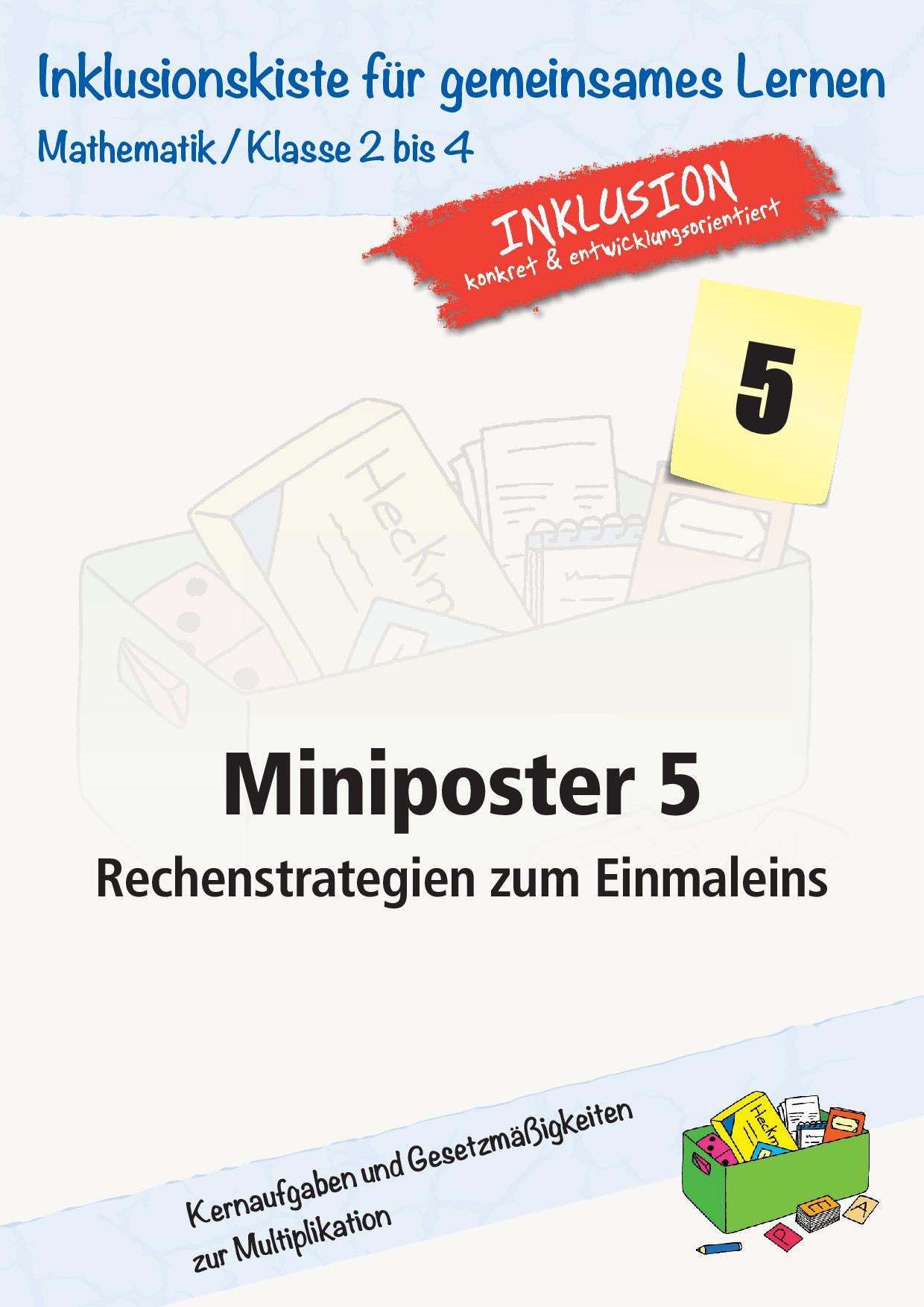 Miniposter 5: Rechenstrategien zum Einmaleins