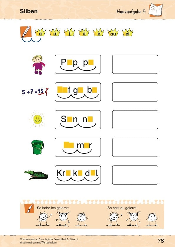 Phonologische Bewusstheit 2