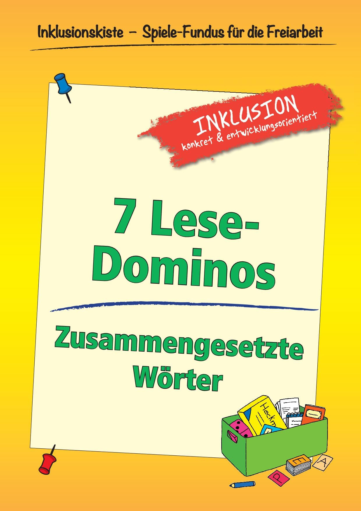 Cover des E-books: `7 Lese-Dominos` - Lange Wörter