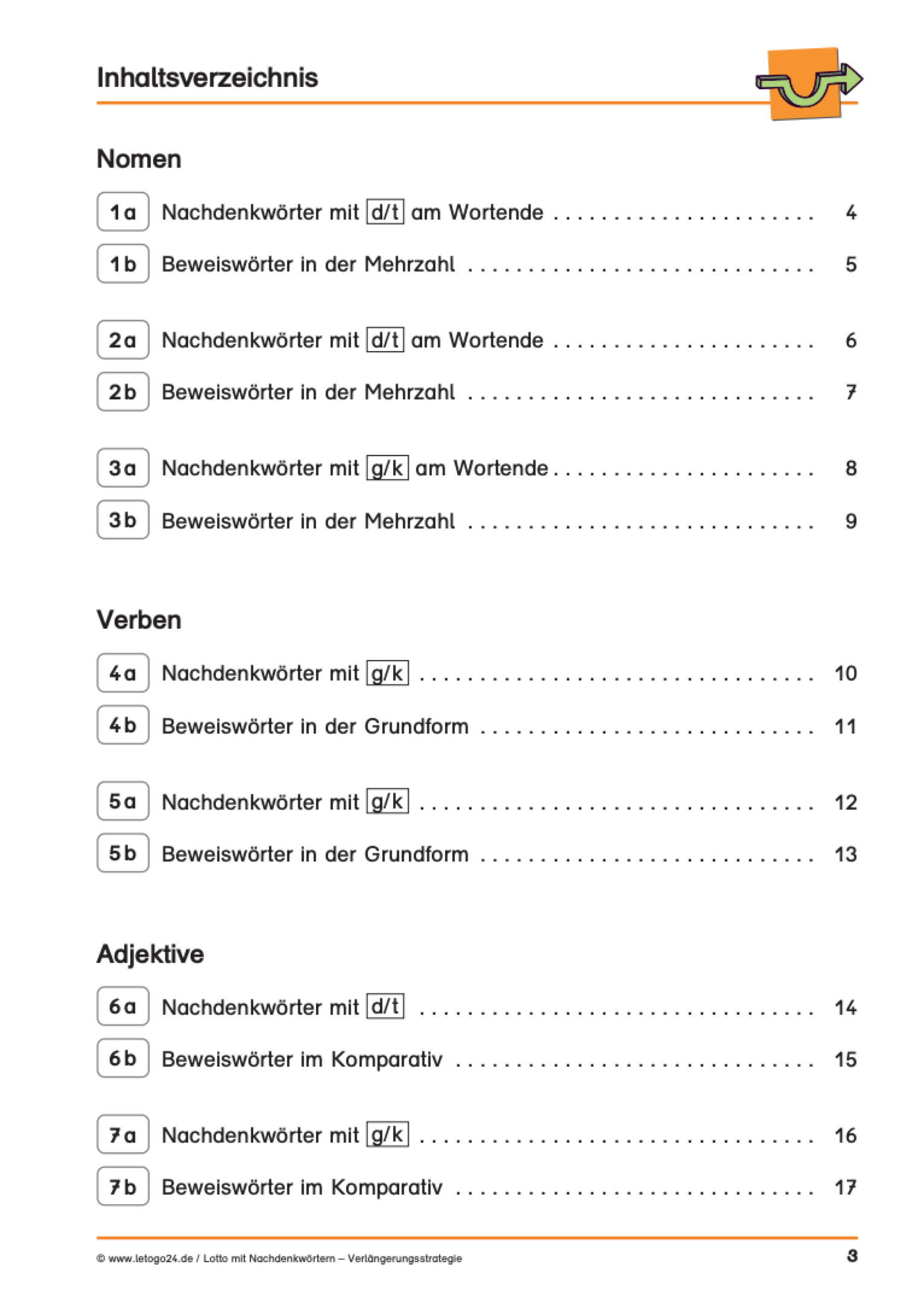 Inhaltsangabe des E-Books `Lotto mit Nachdenkwörtern: Verlängerungsstrategie` von Letogo24