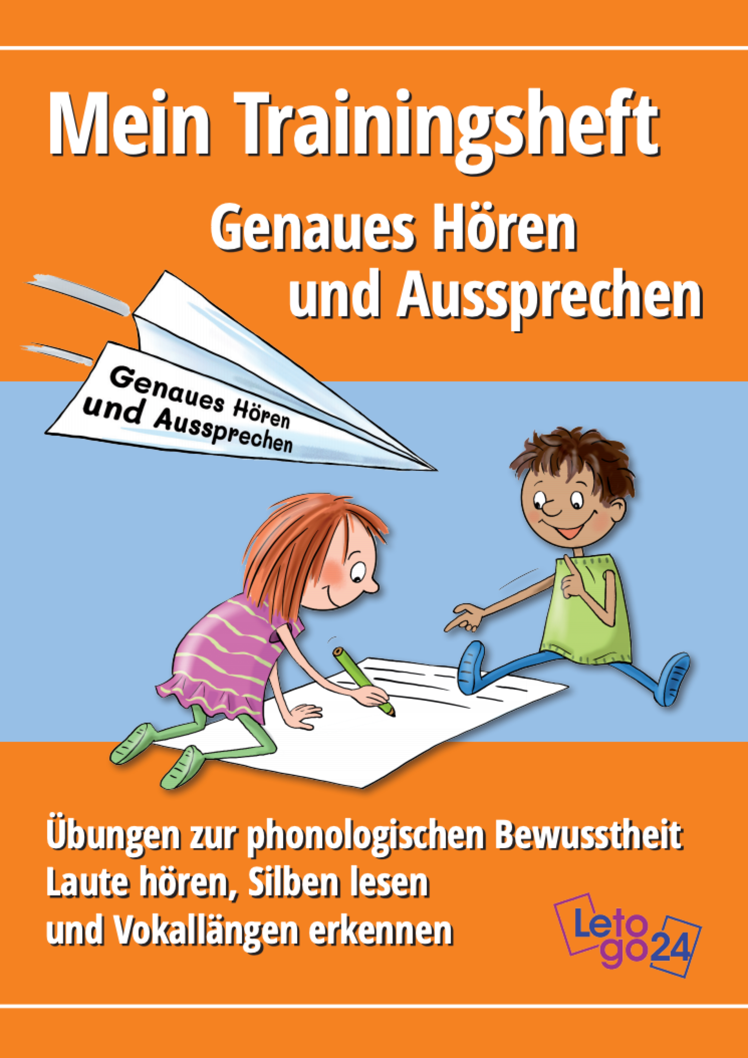 Cover des Lernmaterials für Grundschüler: `Mein Trainingsheft: Genaues Hören und Aussprechen`