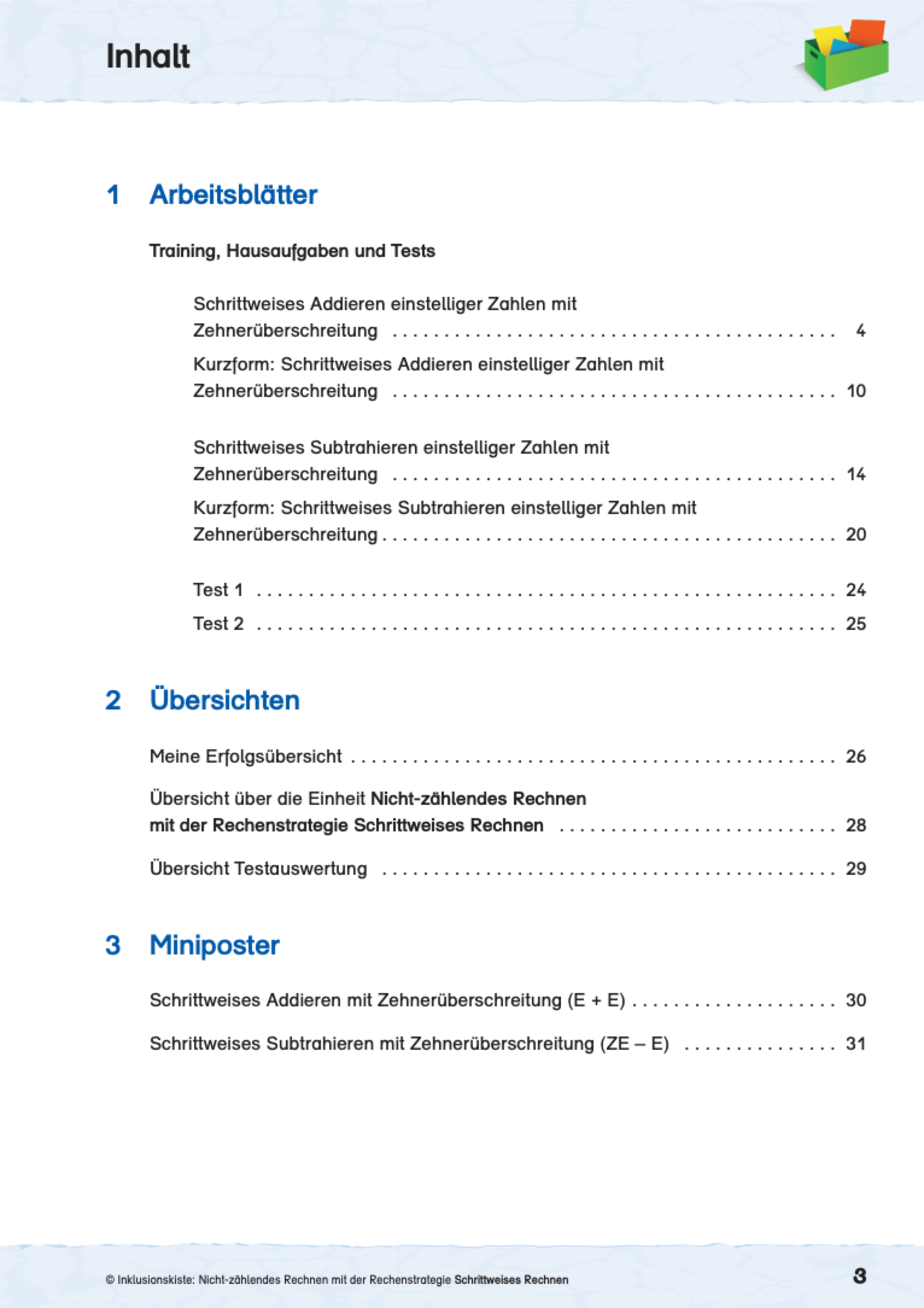 Rechenstrategie: Schrittweises Rechnen