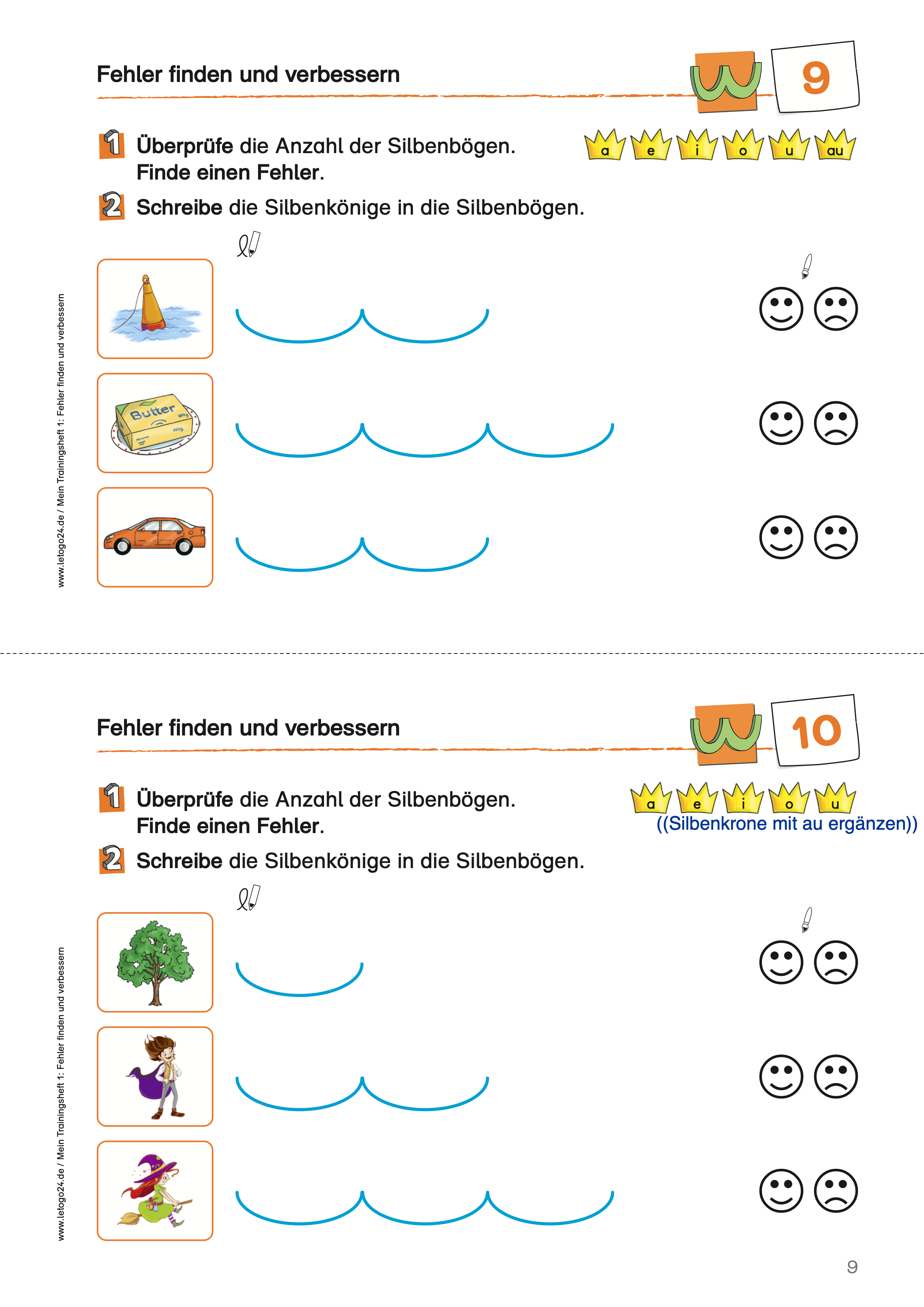 Mein Trainingsheft 1: Fehler erkennen und verbessern