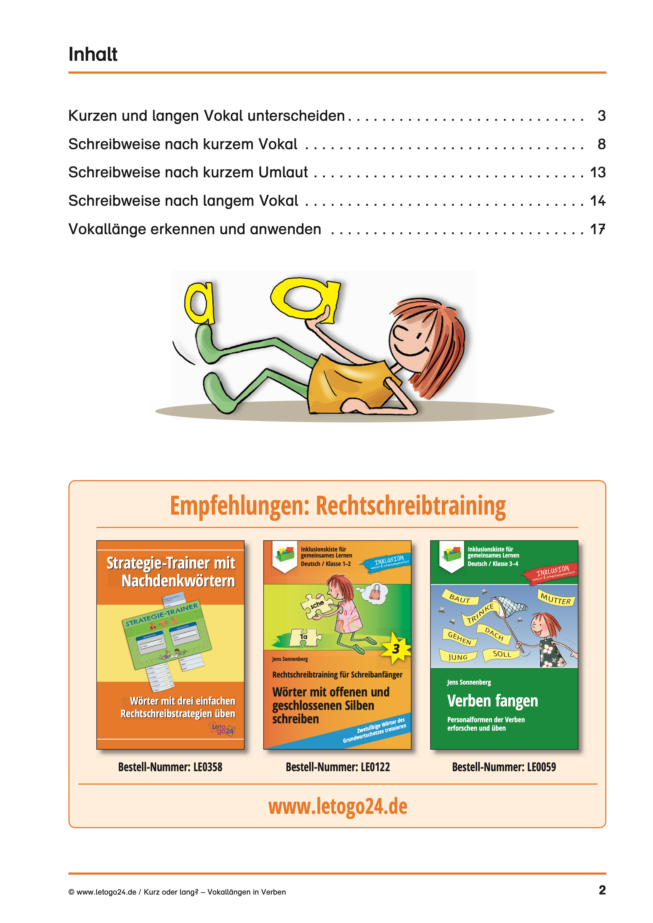 Kurz oder lang? Vokallängen in Verben