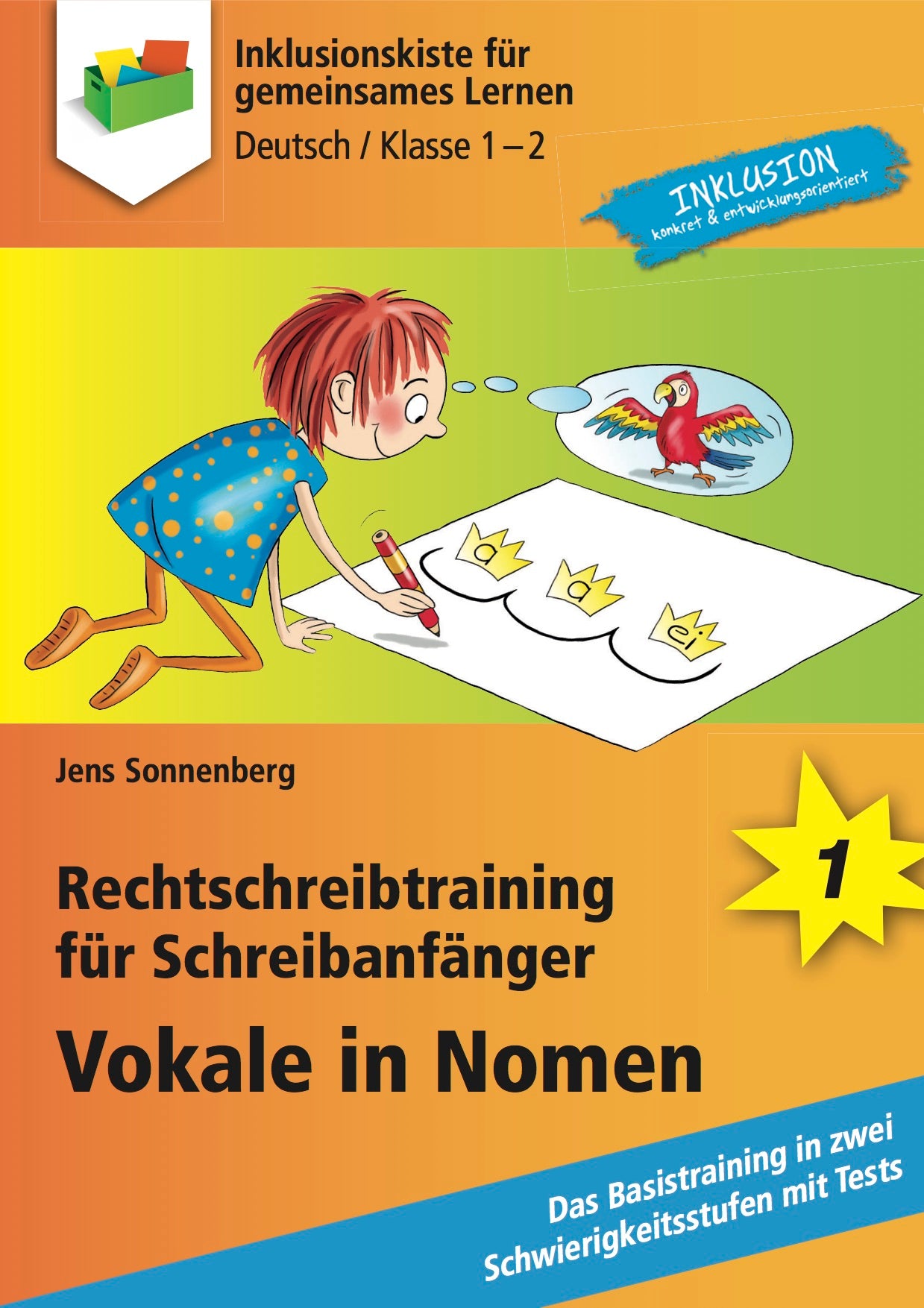 Cover des E-Books für Grundschüler: `Rechtschreibtraining für Schreibanfänger - Vokale in Nomen`
