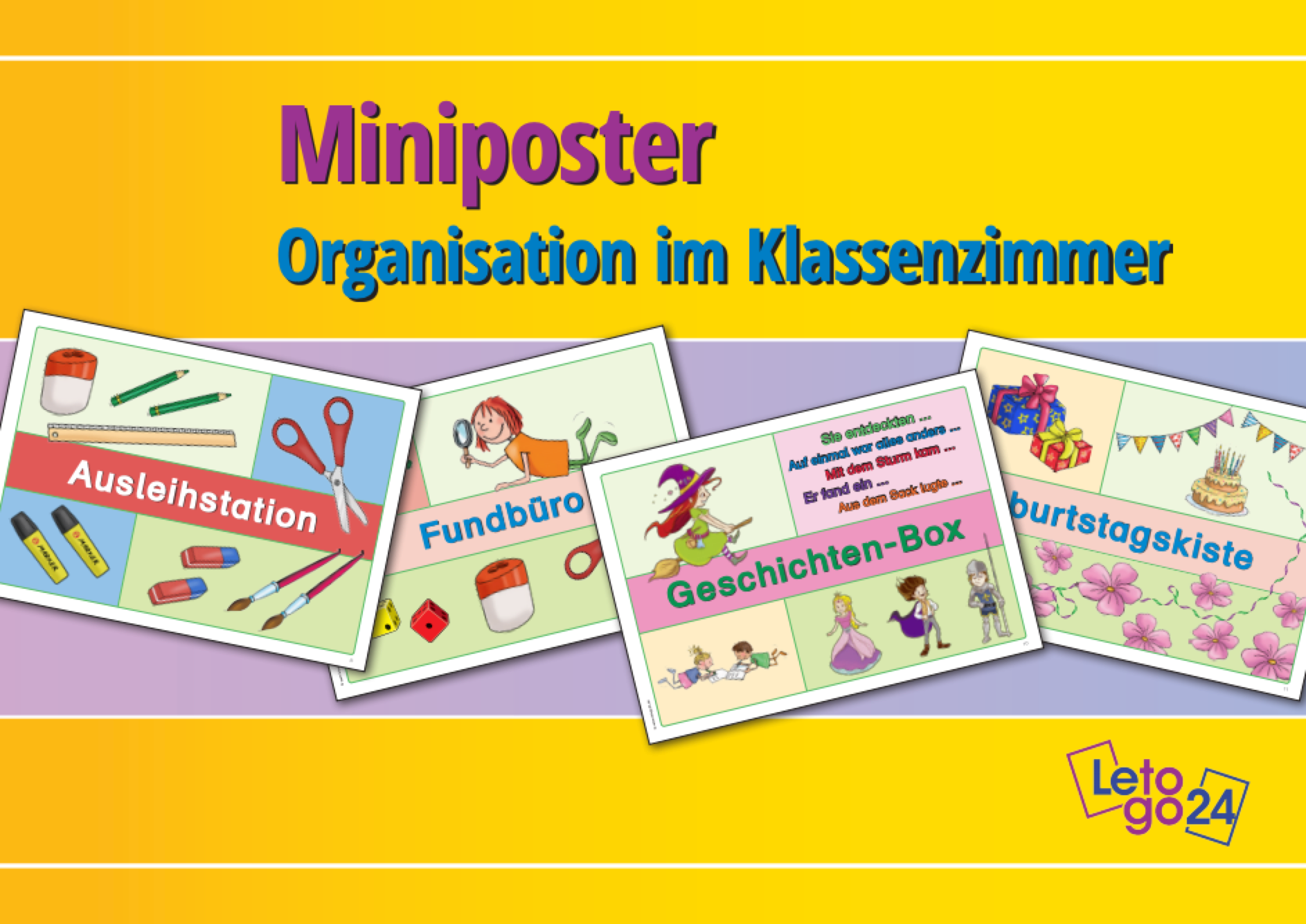 Miniposter: Organisation im Klassenzimmer / E-BOOK